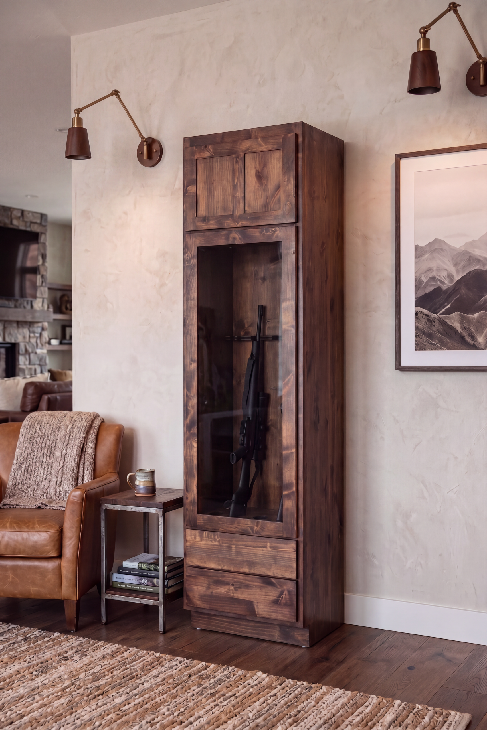 Specialty gun cabinet.